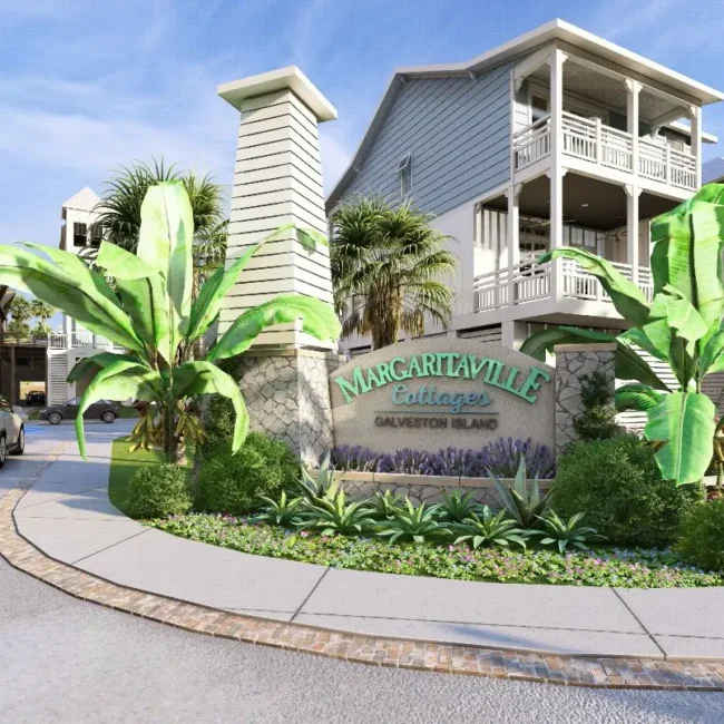 Rendering — Resort entrance sign